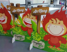 Singapore Zoological Gardens Ah Meng Standees